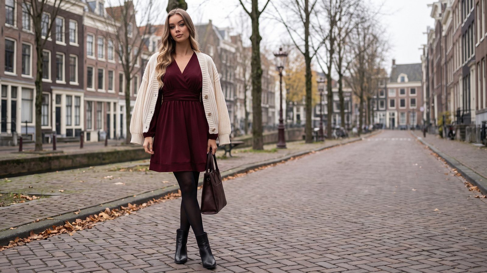 Jurkjes in de winter: panty’s, laarzen en laagjes