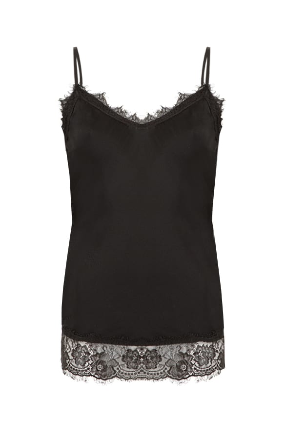 Jodie Kanten Top Zwart – shoparchief