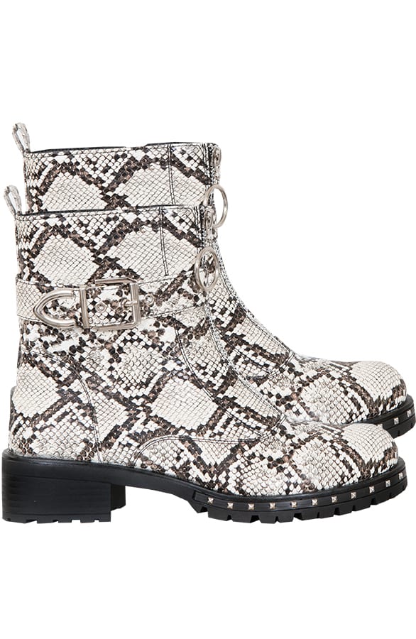 Alice Biker Boots Slangenprint – shoparchief