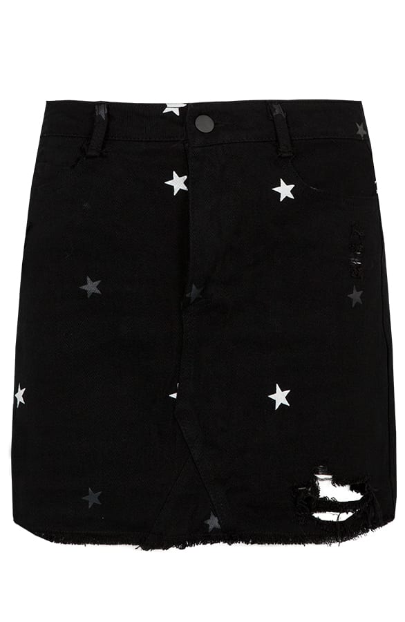 Rosa Star Skirt Black – shoparchief
