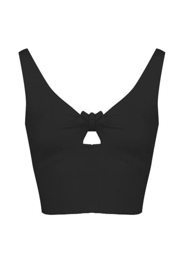 BLACK CROP TOP β shoparchief