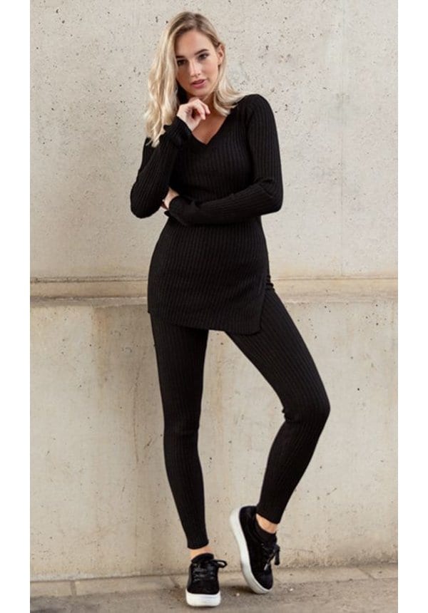 Sweater Knitted Black – shoparchief — foto 4
