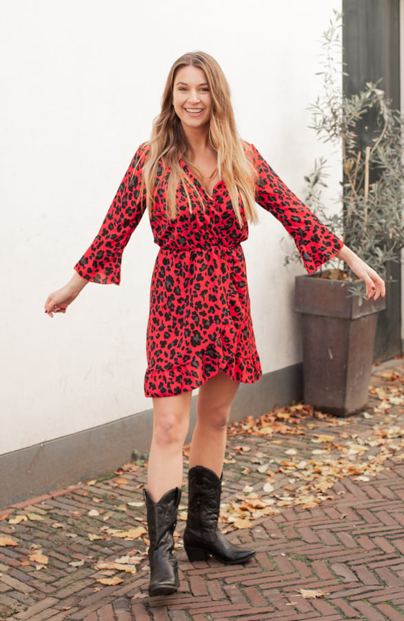 Alex Panter Jurk Rood – shoparchief — foto 5