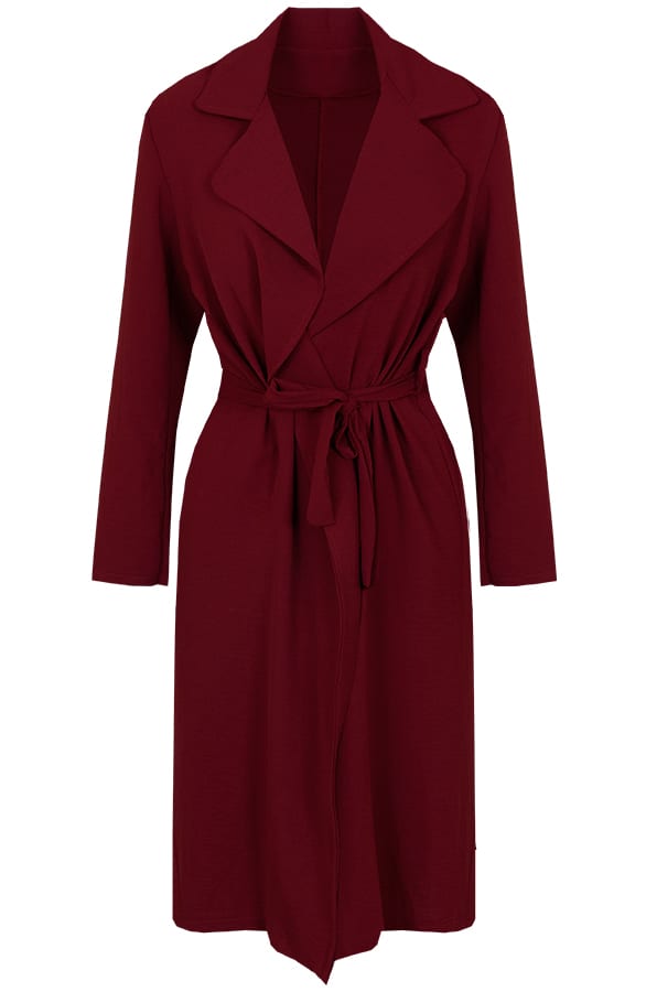 Annabel Trenchcoat Bordeaux – shoparchief