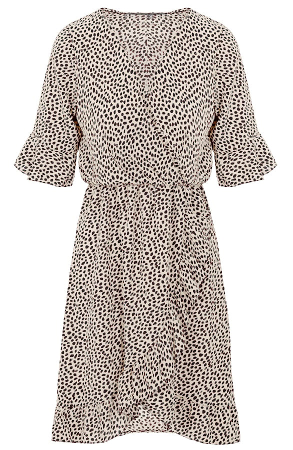 Ayla Cheetah Dress Beige – shoparchief