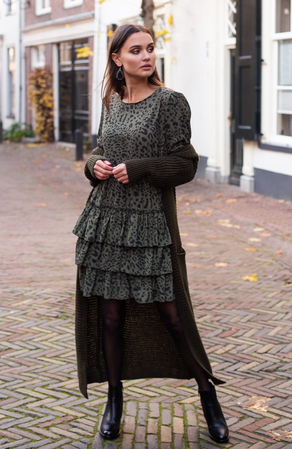 Emmy Overknee Cardigan Green – shoparchief — foto 3