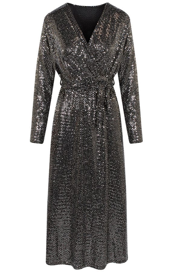 Gemma Glitter Dress Silver – shoparchief