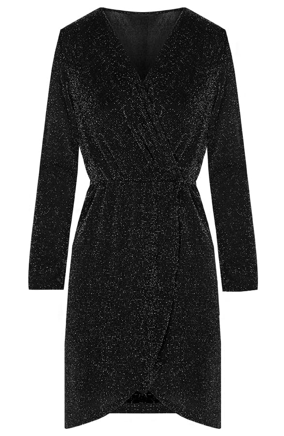 Gwenn Glitter Jurk Silver – shoparchief