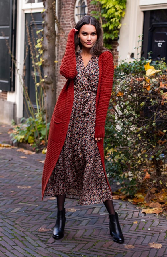 Kyra Dress Terracotta – shoparchief — foto 4