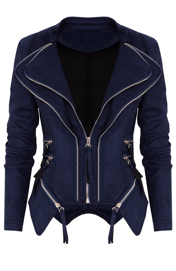 Laila Suede Jasje Marine – shoparchief