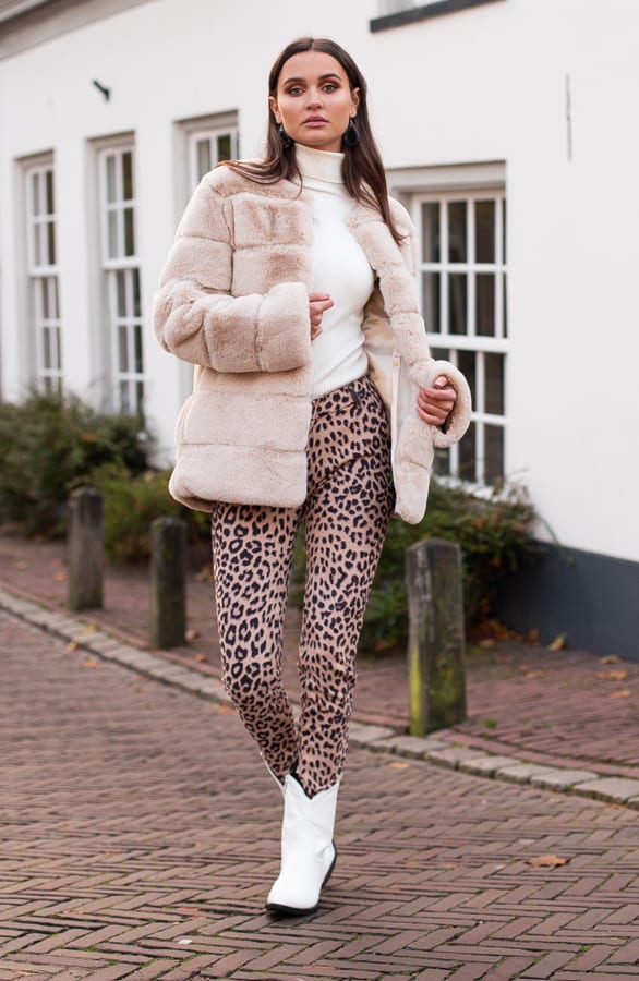 Lise Leopard Pants Beige – shoparchief — foto 4