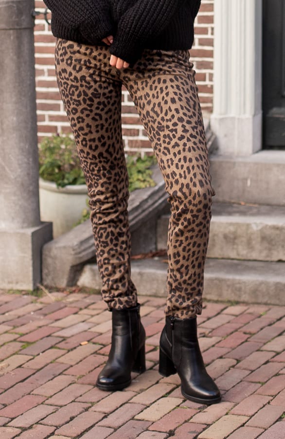 Lise Leopard Pants Green – shoparchief — foto 3