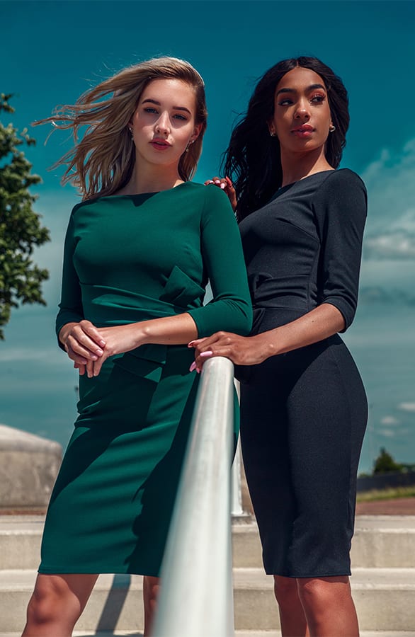 Liv Jurk Smaragdgroen – shoparchief — foto 3
