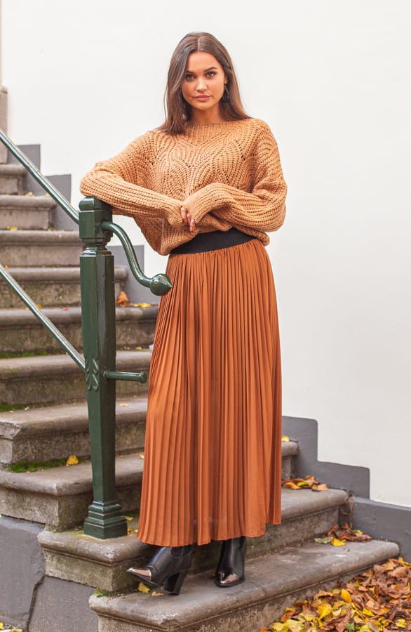 Mae Skirt Cognac – shoparchief — foto 2