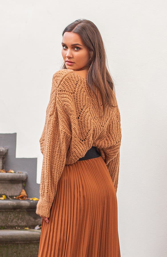 Mae Skirt Cognac – shoparchief — foto 3