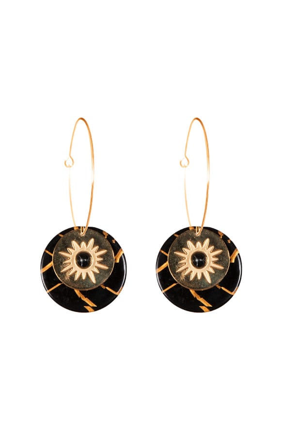 Ida Earrings Black – shoparchief