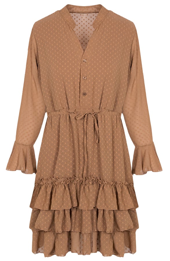 Stella Dress Camel – shoparchief