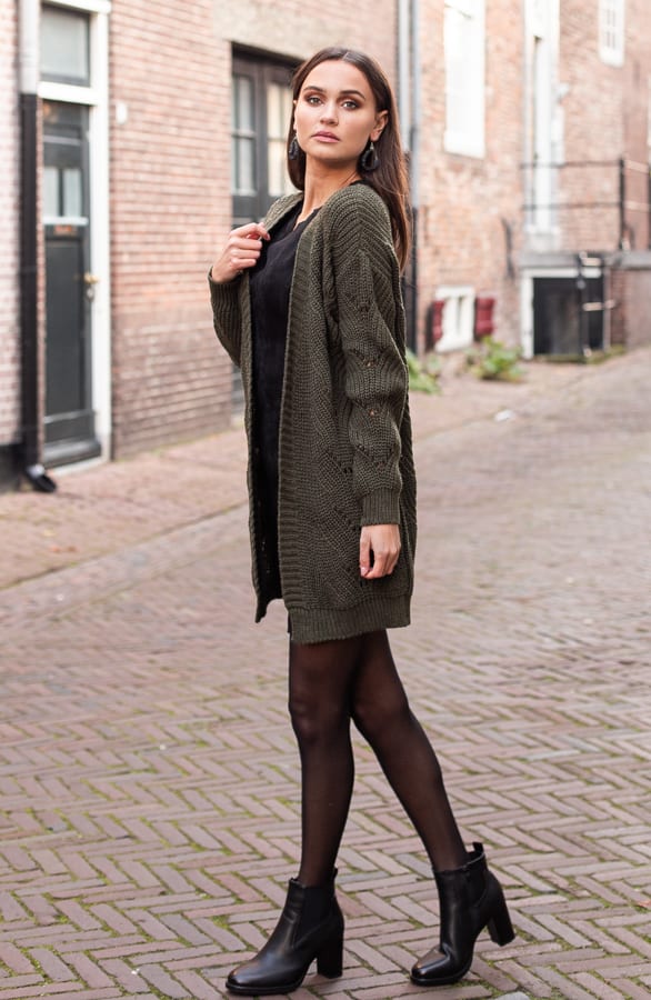 Susan Knitted Cardigan Green – shoparchief — foto 2