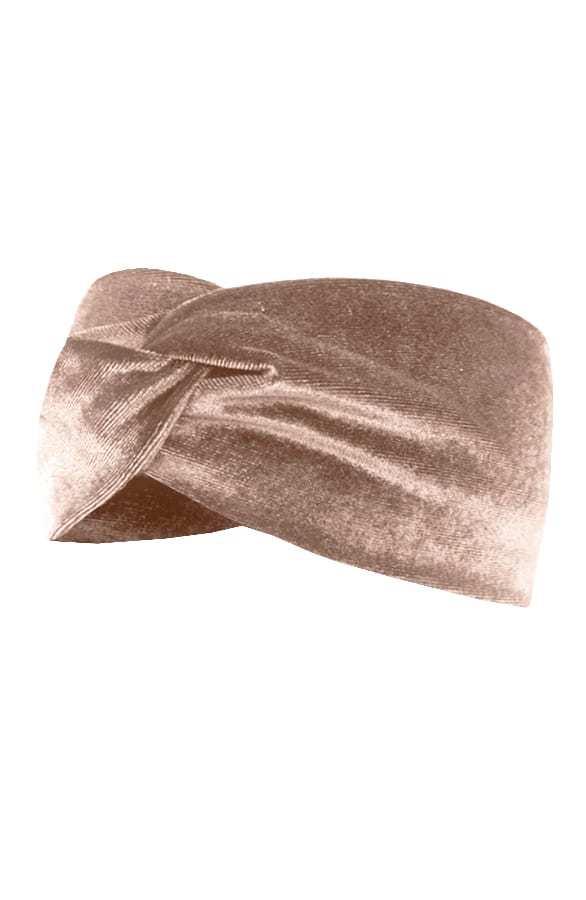 Nila Velvet Haarband Taupe – shoparchief