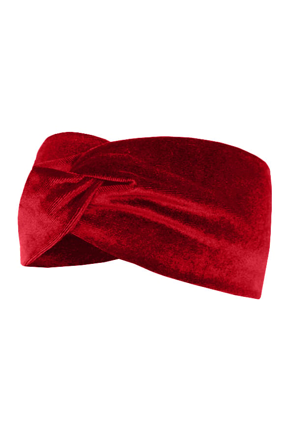 Nila Velvet Haarband Terracotta β shoparchief