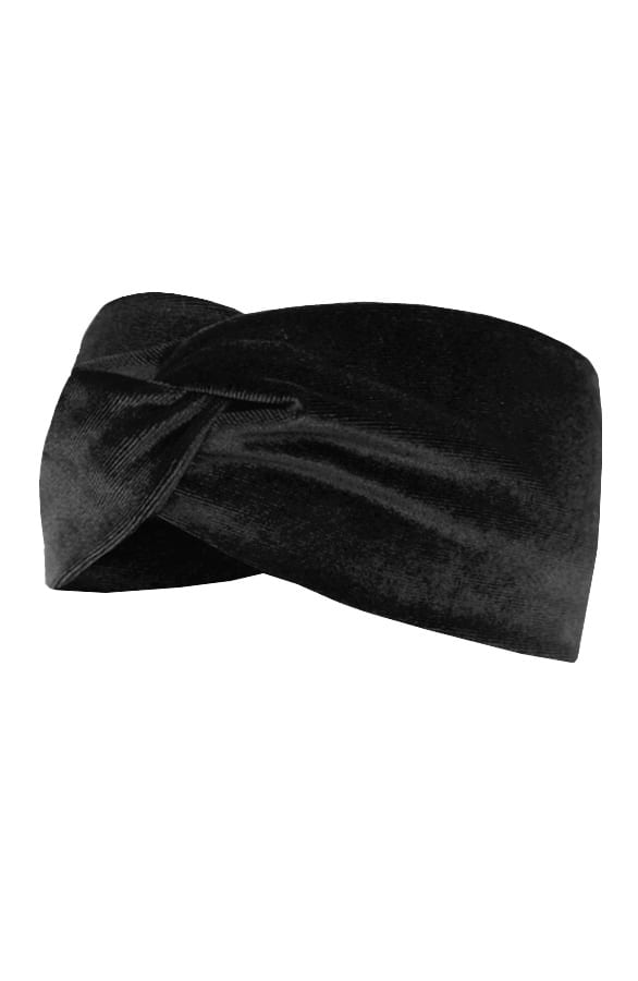 Nila Velvet Haarband Zwart – shoparchief