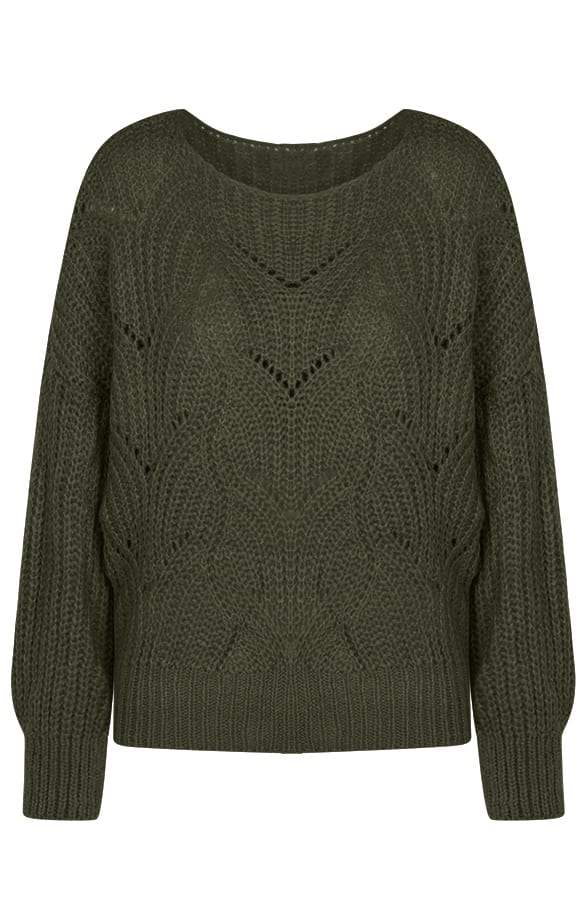 Yara Sweater Legergroen – shoparchief