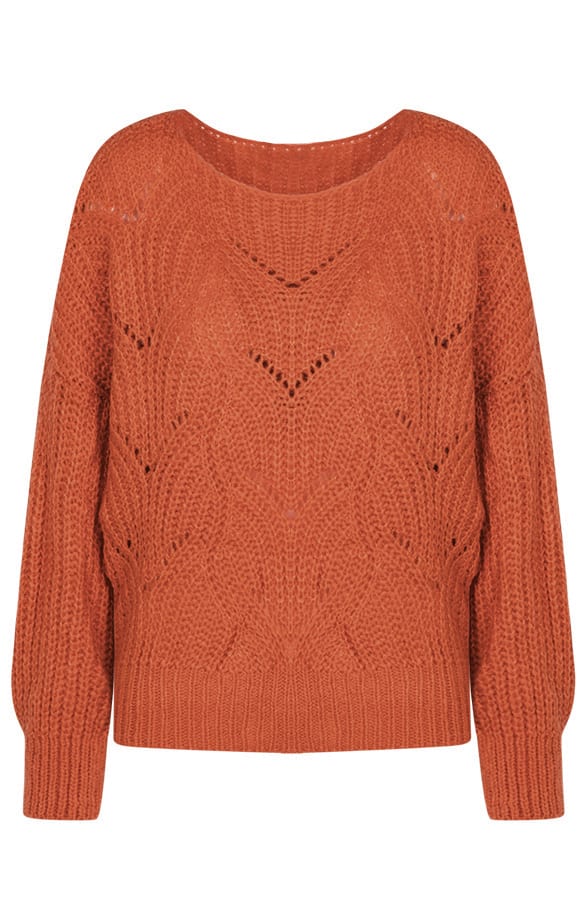 Yara Sweater Terracotta – shoparchief