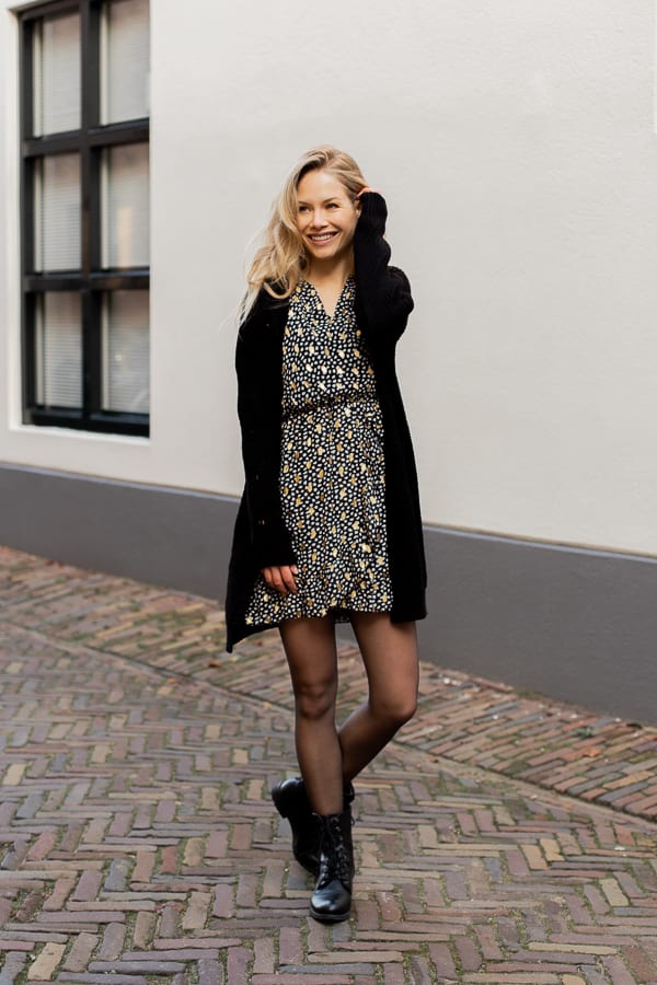 Emma Cheetah Dress Black – shoparchief — foto 4