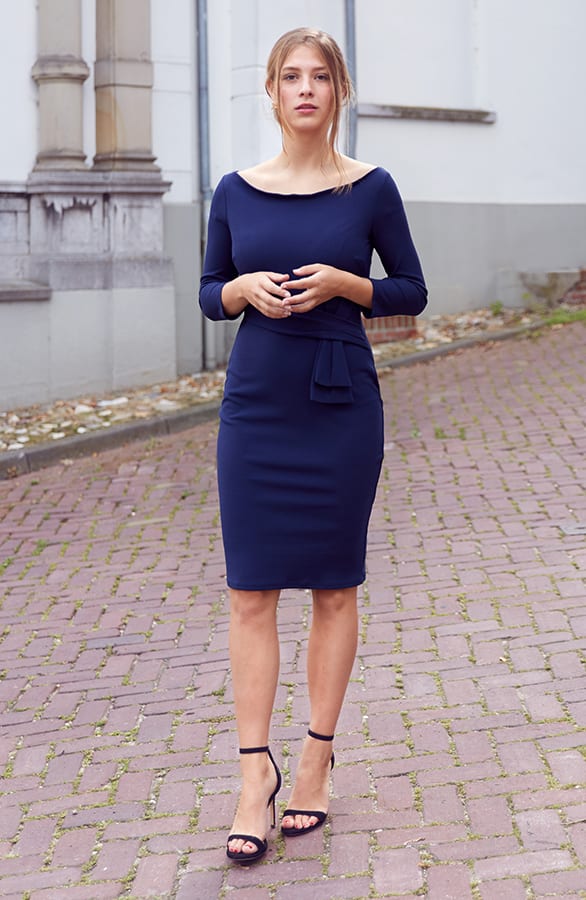 Liv Jurk Marineblauw – shoparchief — foto 3