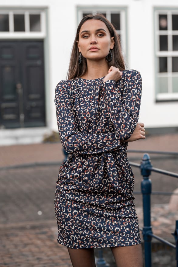 Anna Strikjurk Panterprint Marine – shoparchief — foto 3