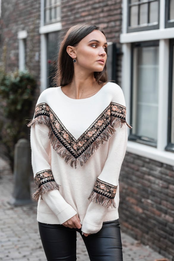 Bella Boho Sweater Creme – shoparchief — foto 2
