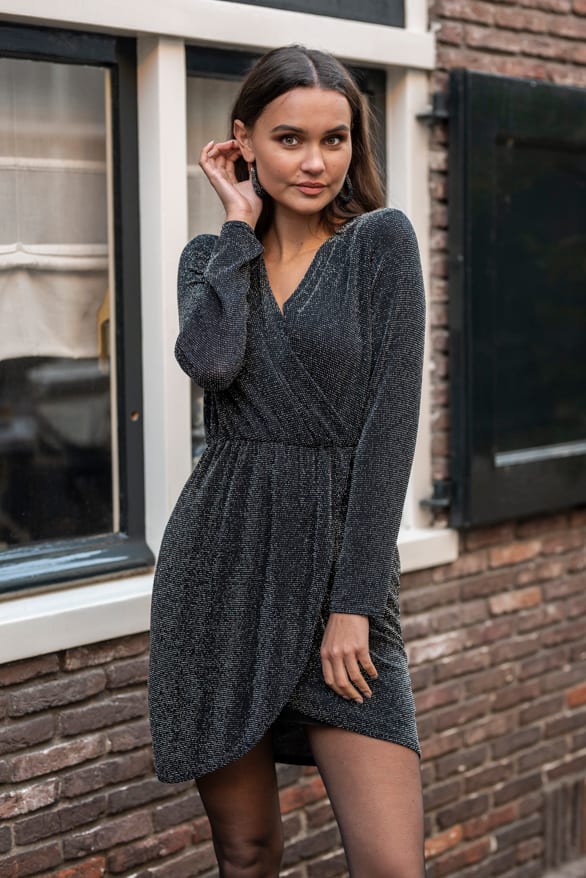 Gwenn Glitter Jurk Silver – shoparchief — foto 2