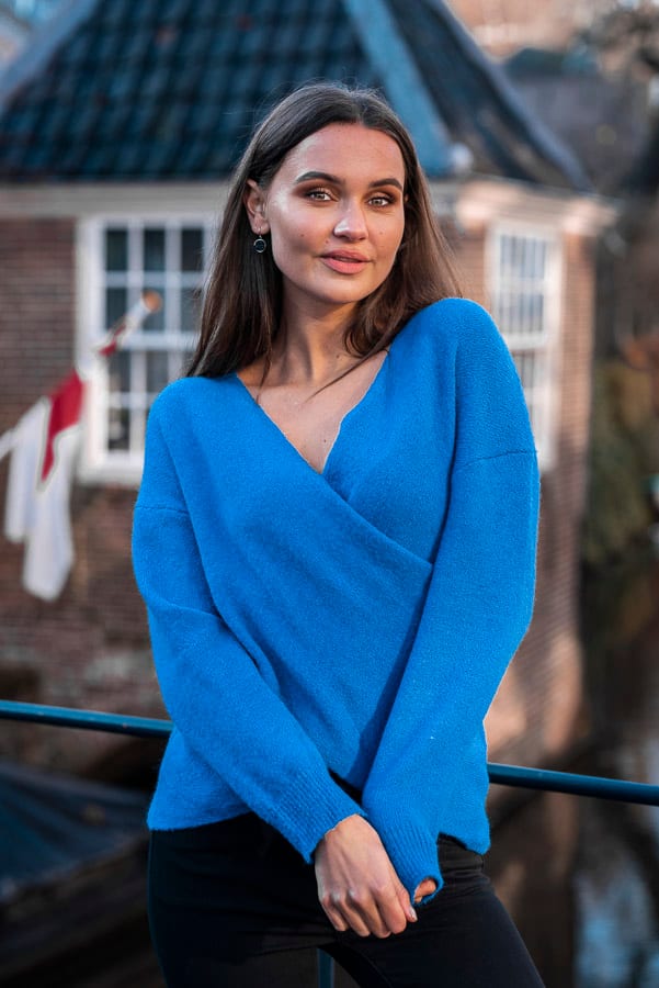 Hayley Sweater Kobalt – shoparchief — foto 2