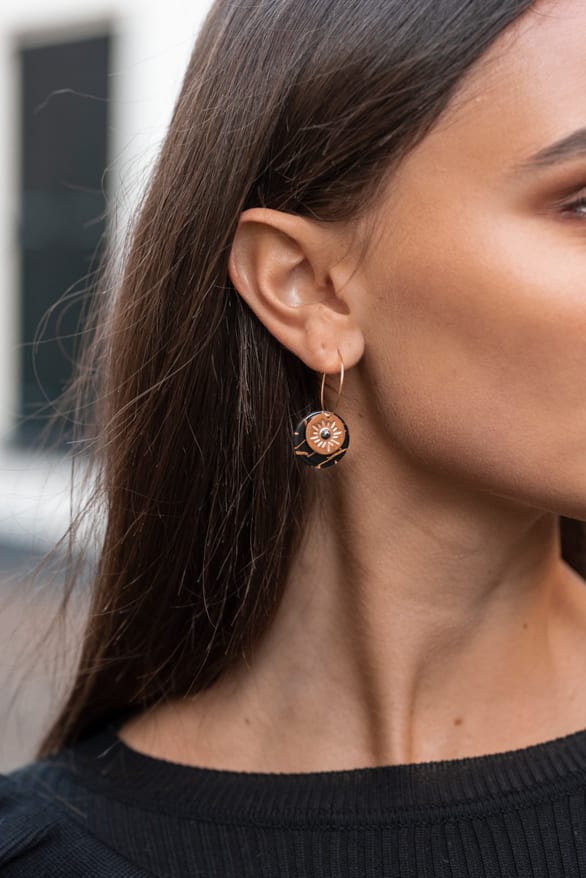Ida Earrings Black – shoparchief — foto 2