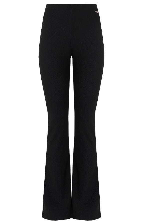 Isa Flared Broek Zwart – shoparchief