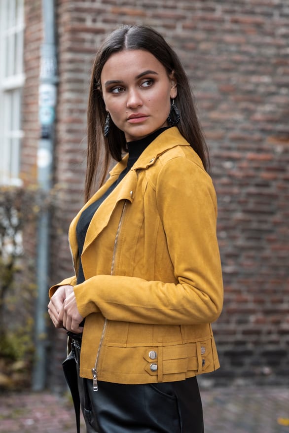 Jessie Biker Jacket Oker – shoparchief — foto 4