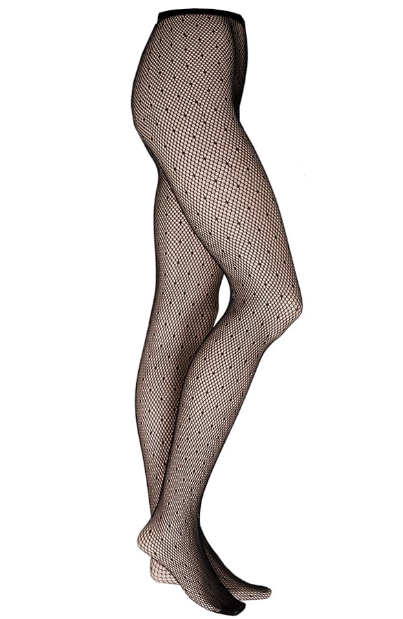 May Polkadot Tights Black – shoparchief