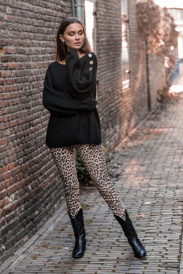 Silva Button Sweater Black – shoparchief — foto 4