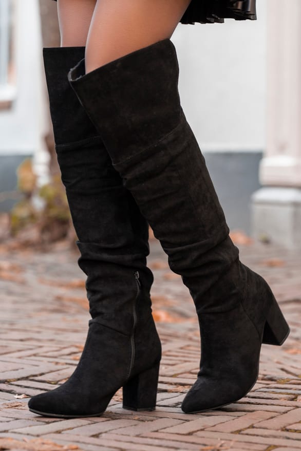 Sophia Overknee Laarzen Zwart – shoparchief — foto 2