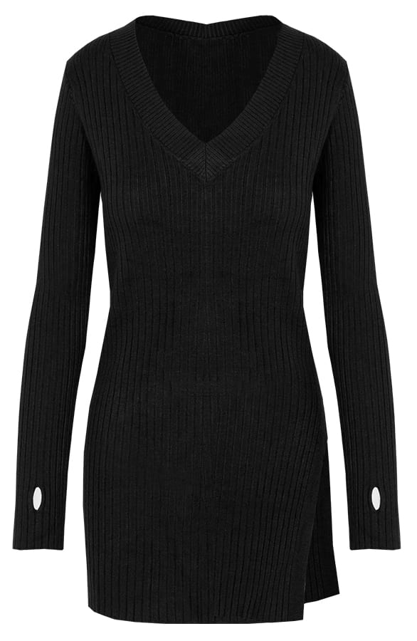 Sweater Knitted Black – shoparchief