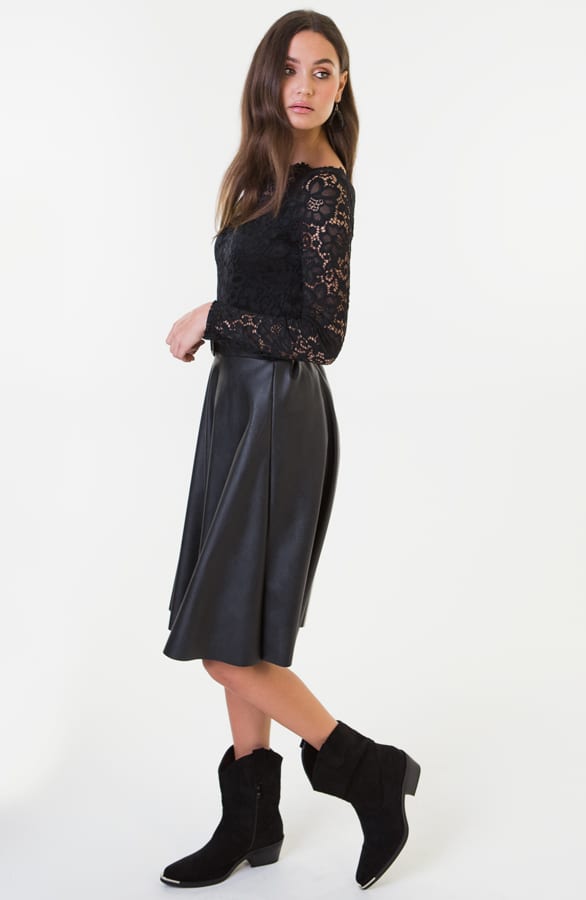 Aimee Leren Rok – shoparchief — foto 5