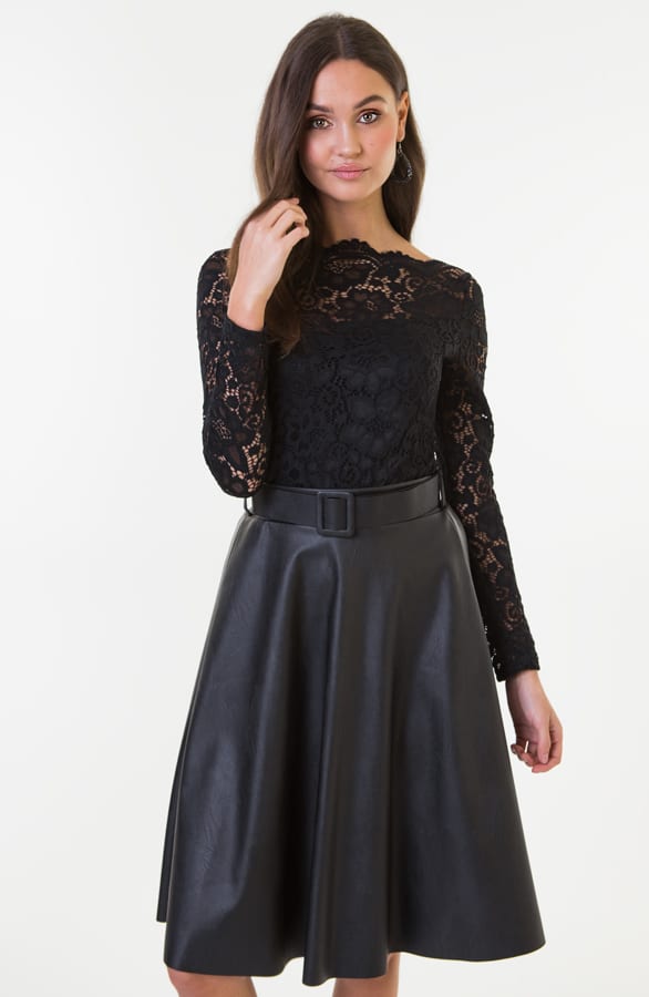 Aimee Leren Rok – shoparchief — foto 2