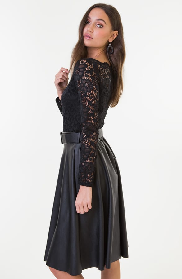 Aimee Leren Rok – shoparchief — foto 4