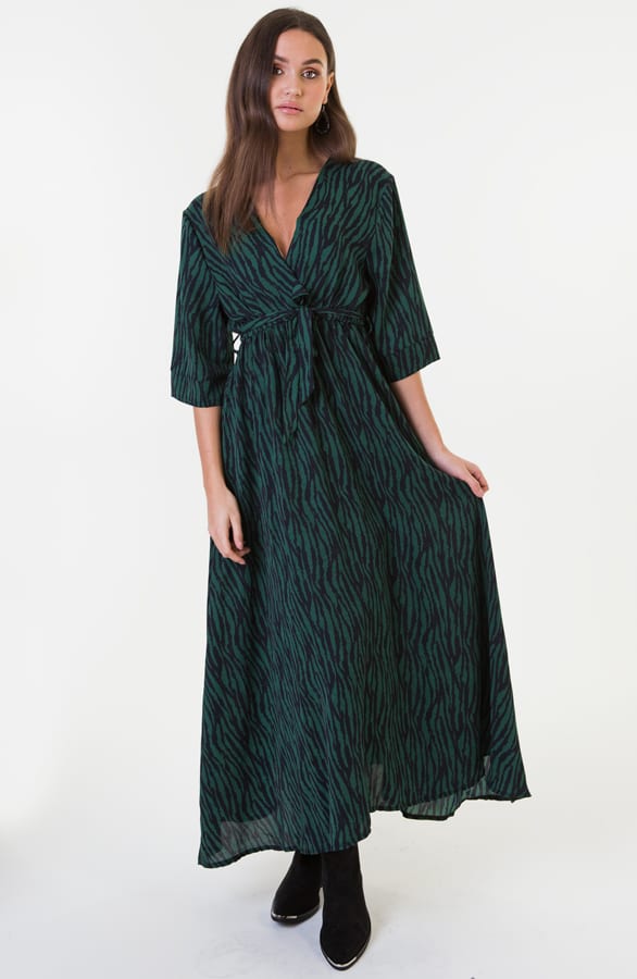 Alexa Zebra Jurk Groen – shoparchief — foto 3