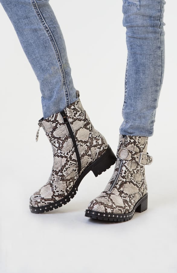 Alice Biker Boots Slangenprint – shoparchief — foto 2