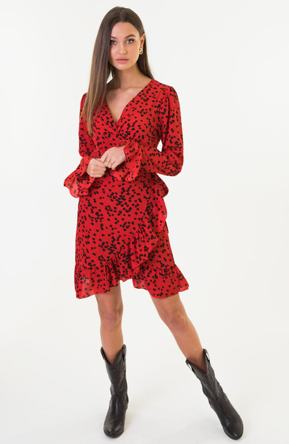 Bobbie Heart Dress Red – shoparchief — foto 2