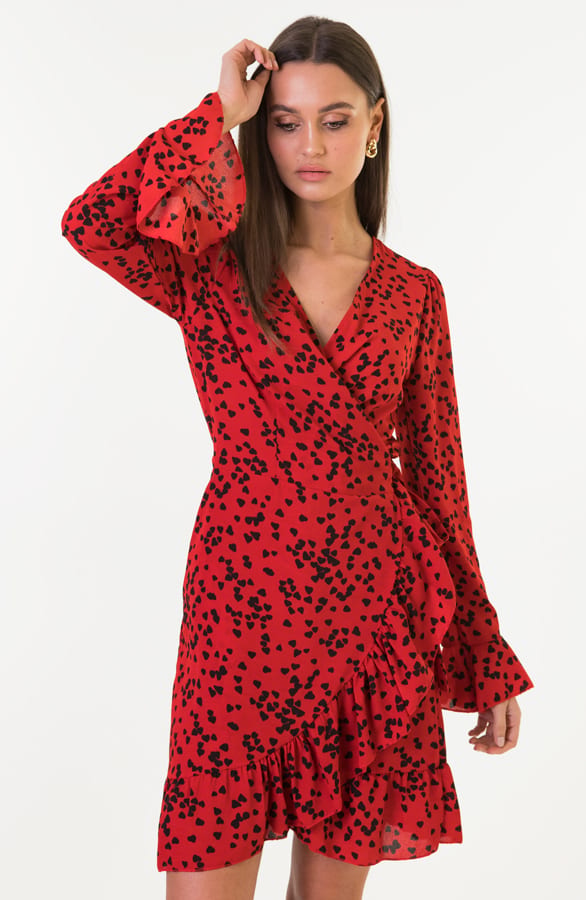 Bobbie Heart Dress Red – shoparchief — foto 4