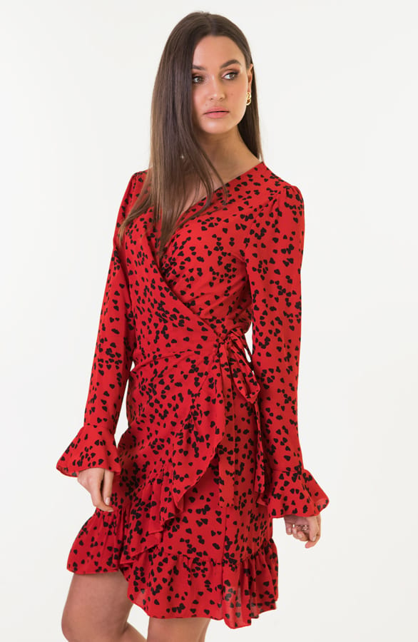 Bobbie Heart Dress Red – shoparchief — foto 3