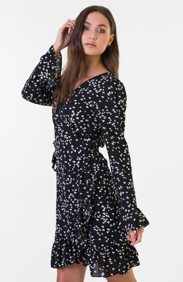 Bobbie Heart Dress Zwart Wit – shoparchief — foto 3