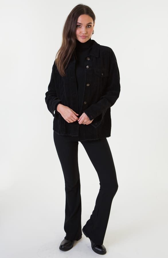 Casey Corduroy Jacket Black – shoparchief — foto 3